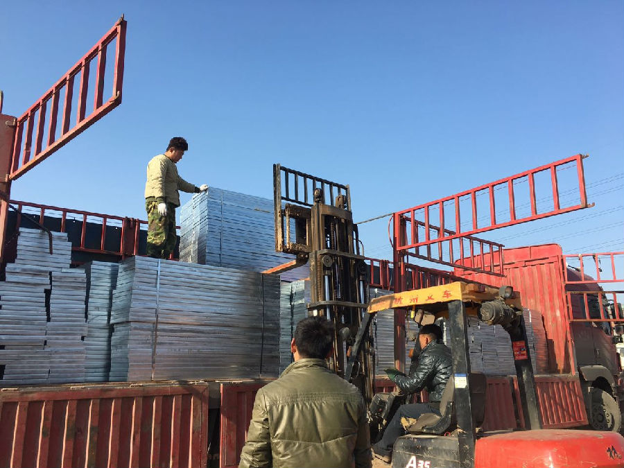 熱鍍鋅異形鋼格板平臺