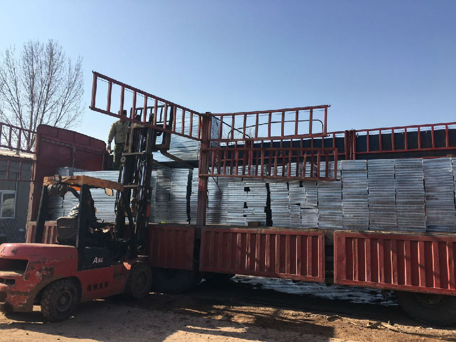 熱浸鍍鋅格柵板平臺現貨